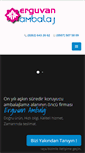 Mobile Screenshot of erguvanambalaj.com